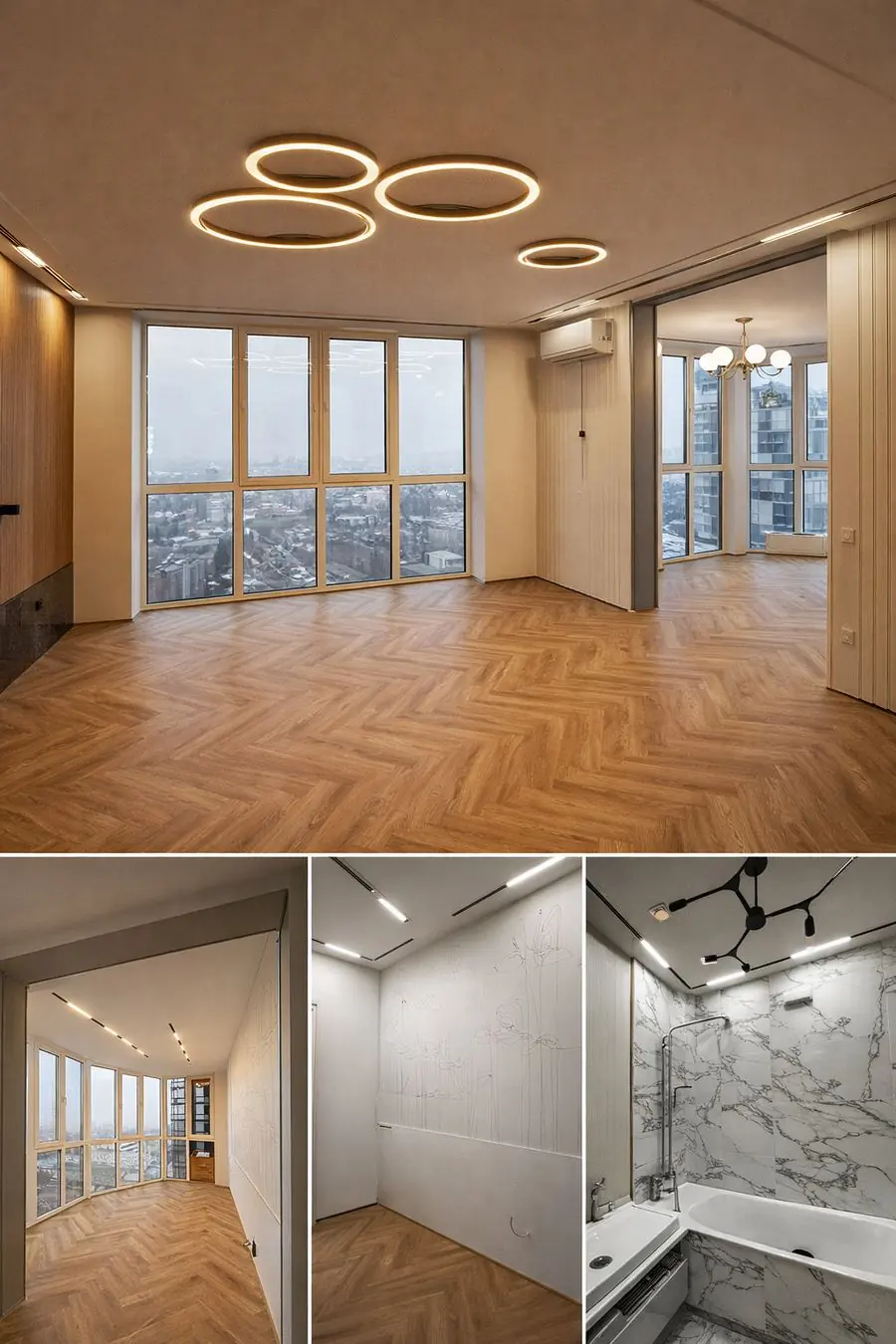 Ремонт квартиры 80 м² в ЖК «Лотос Парк», Астрахань — комплексная отделка
